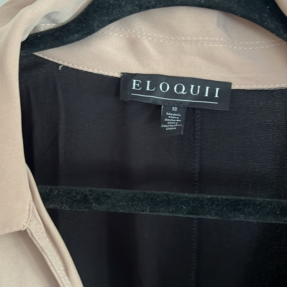 Eloquii colorblock midi dress - Picture 7 of 9